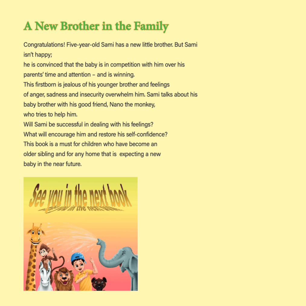 The friends from the magical forest 1 A New Brother in the Family