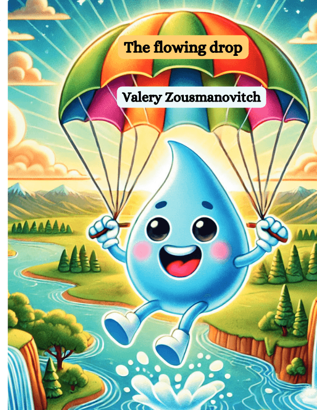 The flowing drop