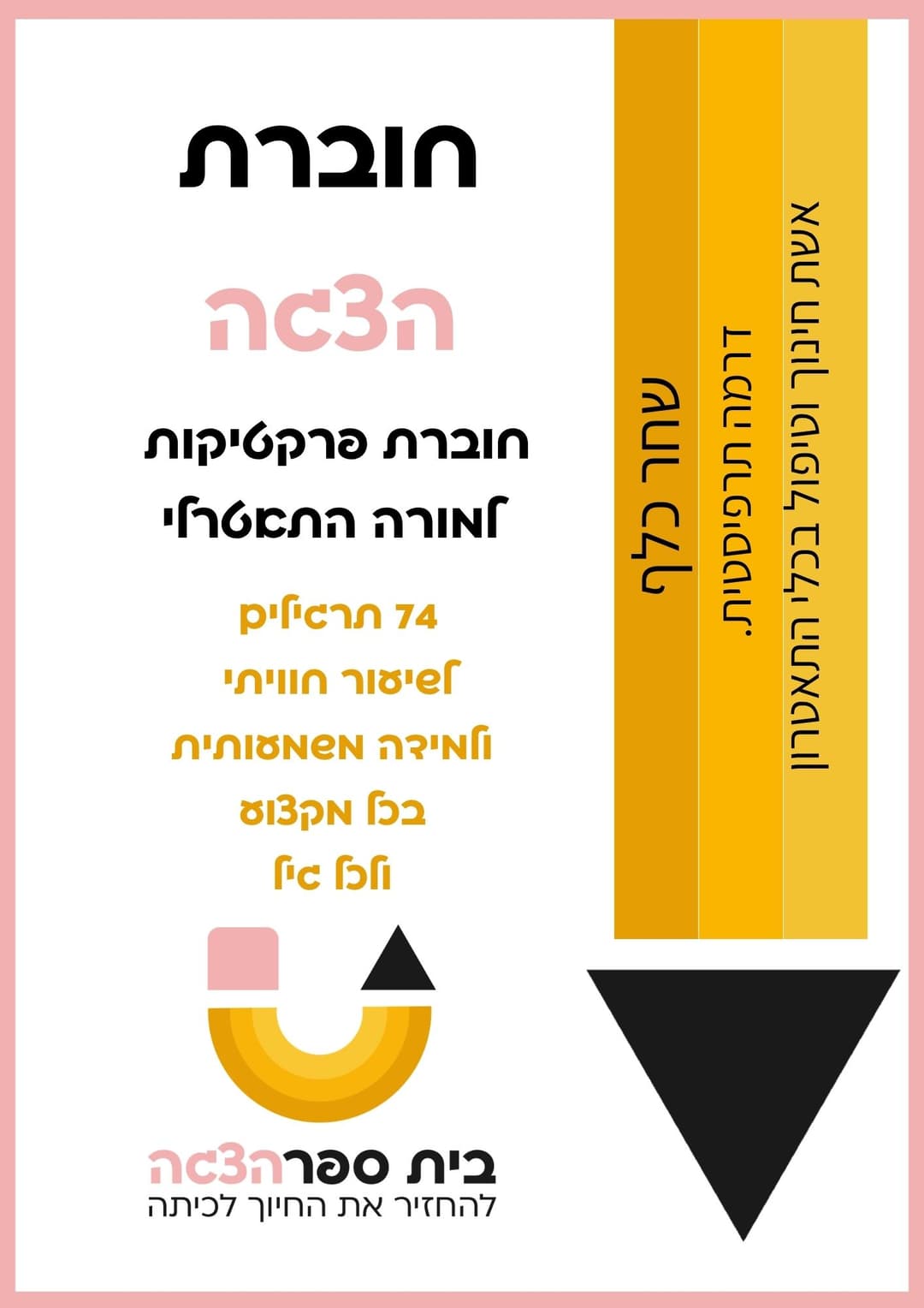 בית ספר הצגה- חוברת פרקטיקות