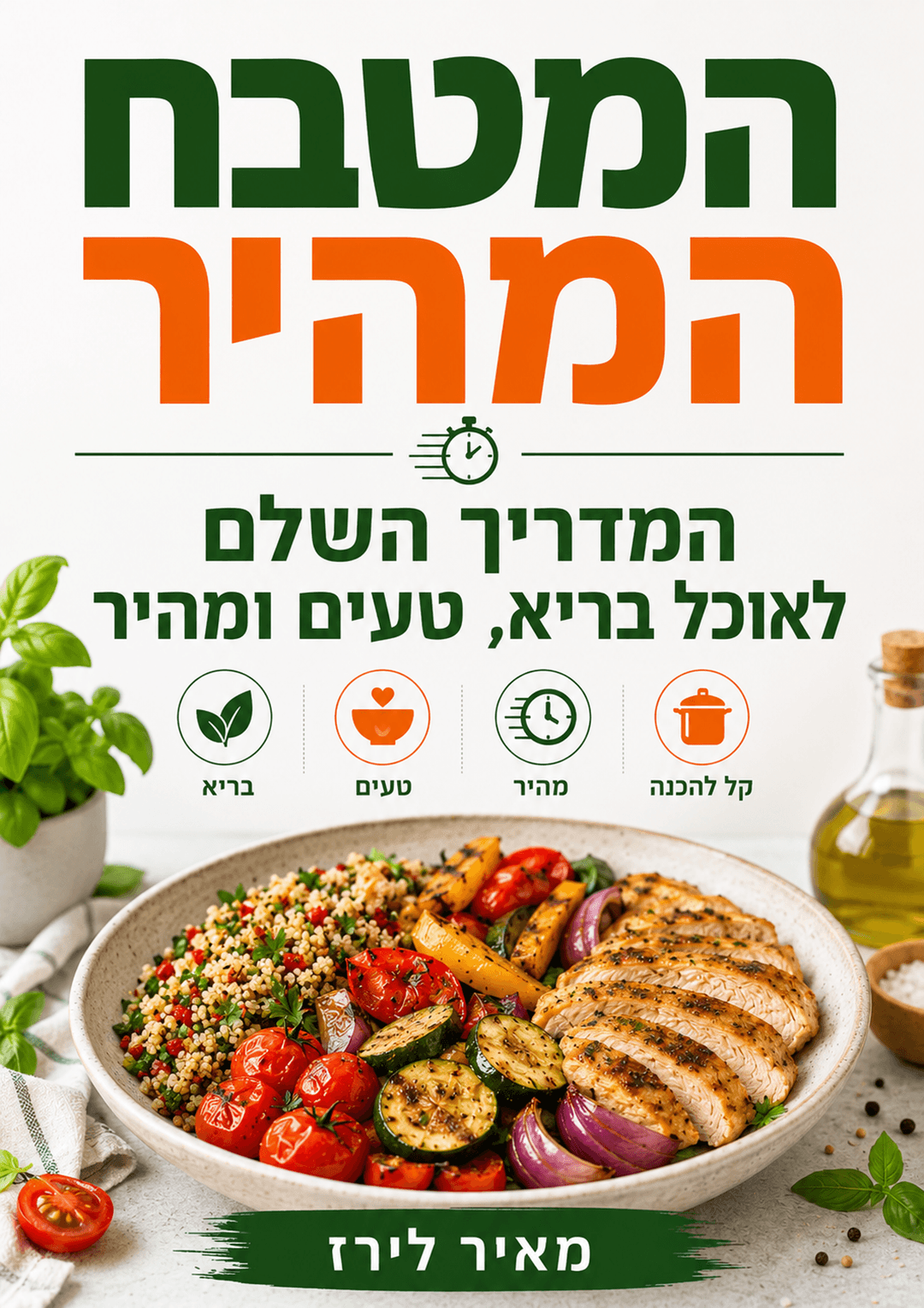 המטבח המהיר: המדריך השלם לאוכל בריא, טעים ומהיר