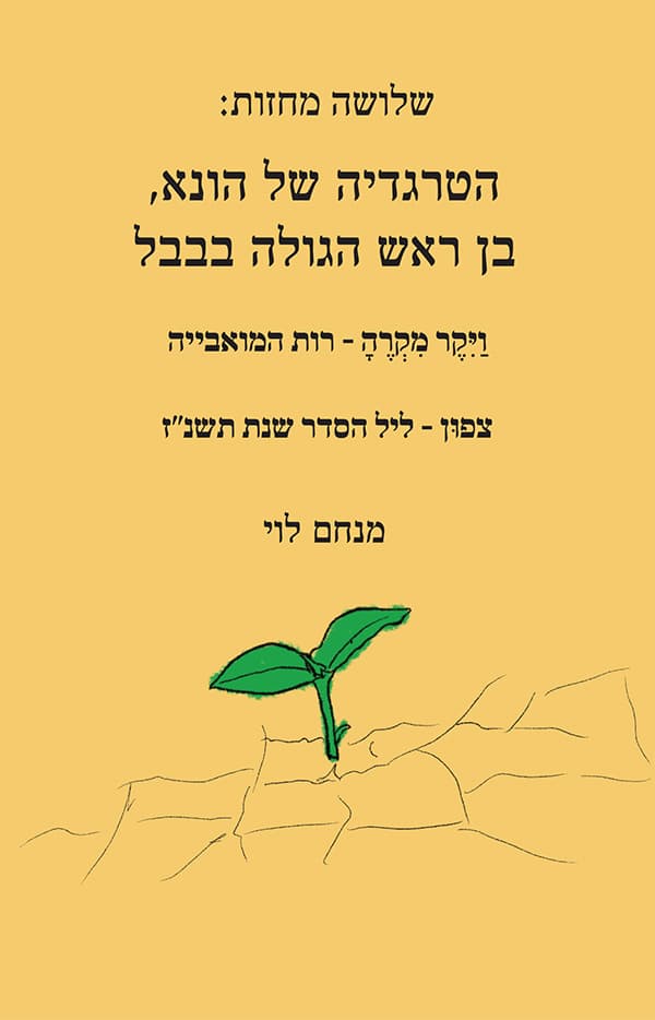 הטרגדיה של הונא, בן ראש הגולה בבבל