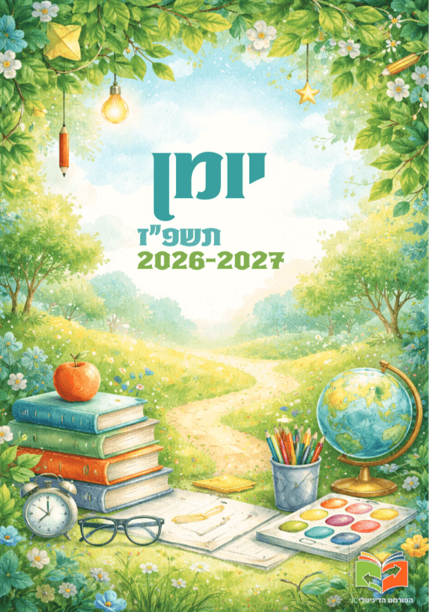 יומן שנתי תשפ״ז 2026–2027 | קסם הטבע