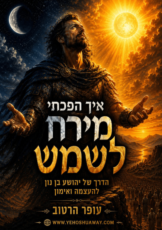 איך הפכתי מירח לשמש - הדרך של יהושע בן נון להעצמה ואימון