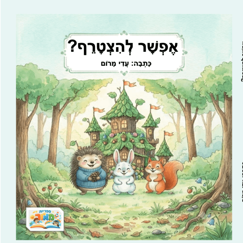 אֶפְשָׁר לְהִצְטָרֵף? סֵפֶר יְלָדִים רִגְשִׁי עַל חֲבֵרוּת, הִצְטָרְפוּת לַמִּשְׂחָק וּבִיטָּחוֹן עַצְמִי