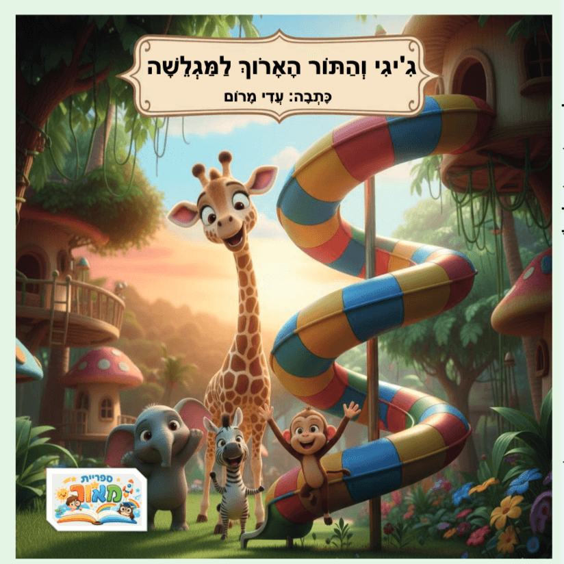 גִ'יג'י וְהַתּוֹר הָאָרוֹךְ לְמַגְלֵשָׁה - סִיפּוּר עַל סַבְלָנוּת, חֲבֵרוּת וְכֵלִים לַחַיִּים