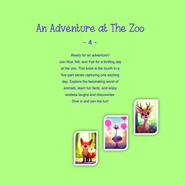 ⁦An Adventure at The Zoo - 4 (Paperback)⁩ – תמונה ⁦2⁩